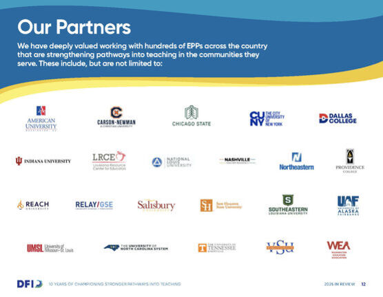 Twelfth page of impact report