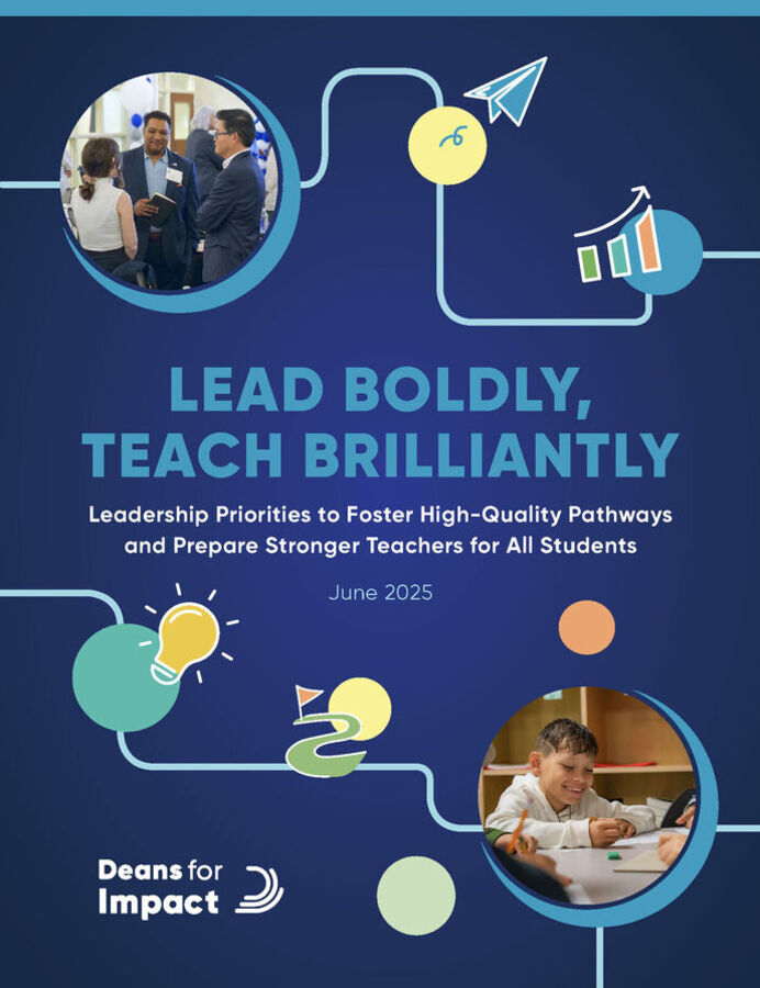 Cover of leadership report, Lead Boldly, Teach Brilliantly